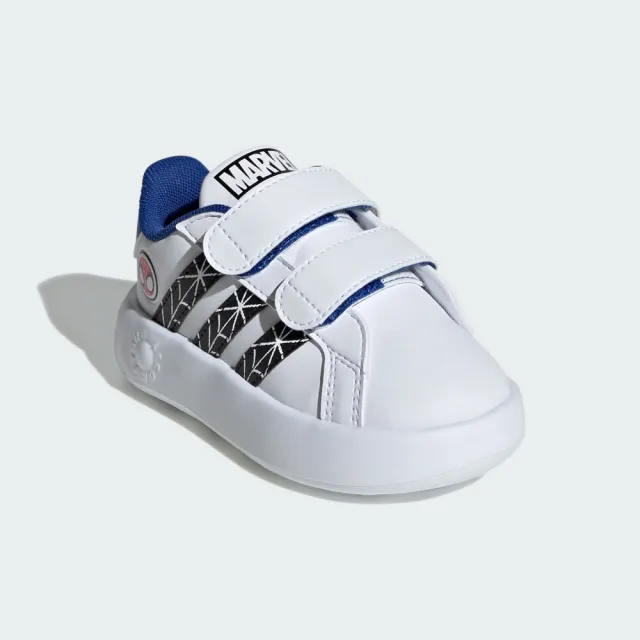 【adidas 官方旗艦】MARVEL 蜘蛛人 X GRAND COURT 運動休閒鞋 嬰幼童鞋 ID8017