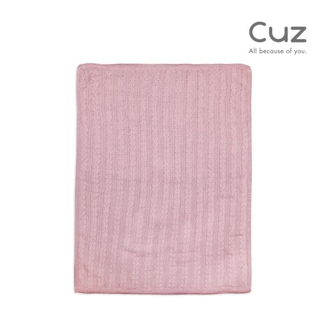 Cuz 印度有機棉加厚織毯 眠續-櫻粉品牌優惠