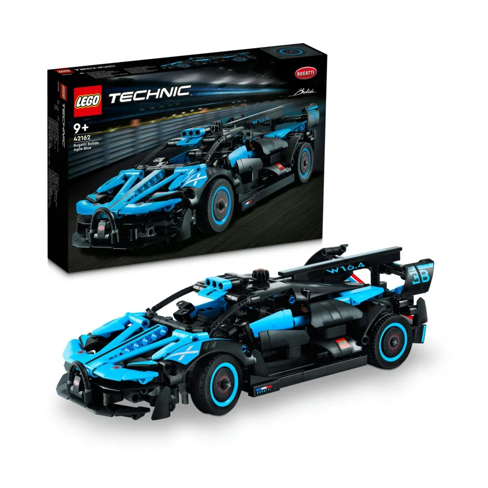 【LEGO 樂高】科技系列 42162 Bugatti Bolide Agile Blue(布加迪賽車 寶石藍 momo線上獨家)