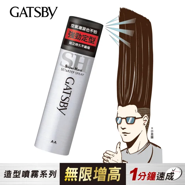 【GATSBY】強黏造型噴霧45g(65ml隨身瓶)