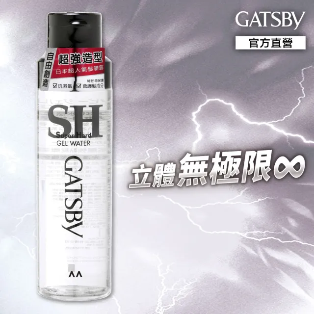 【GATSBY】亮麗強黏髮雕露200ml