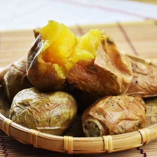 【鮮食家任選】福業。買一送一有機冷凍冰烤地瓜(500G/包)