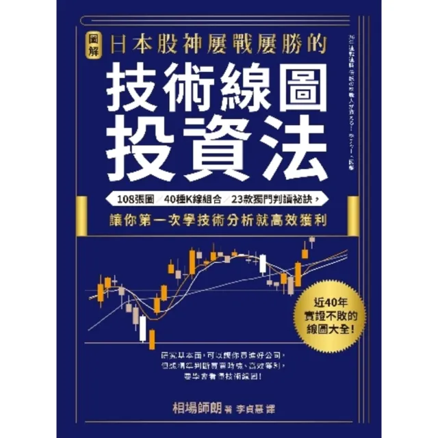 【momoBOOK】【圖解】日本股神屢戰屢勝的技術線圖投資法：108張圖╳40種K線組合╳23款獨門判讀祕訣(電子書)