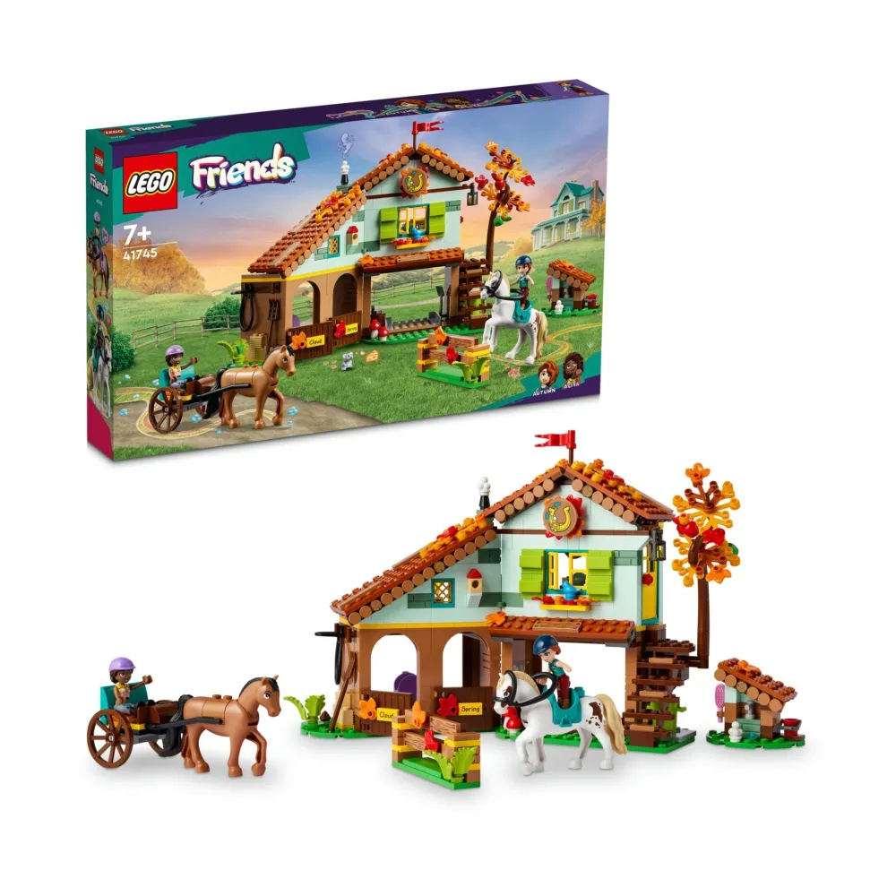 【LEGO 樂高】Friends 41745 小秋的馬廄(動物玩具 兒童玩具)