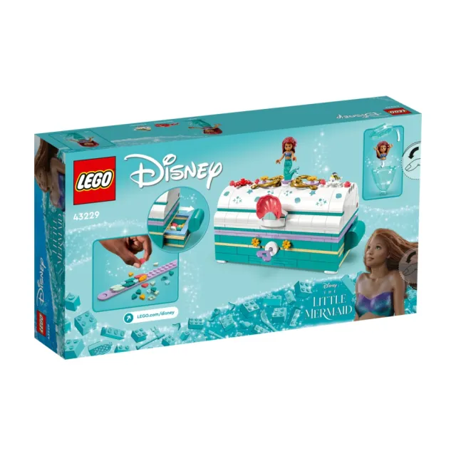 【LEGO 樂高】迪士尼公主系列 43229 Ariel’s treasure chest(小美人魚 Disney寶箱)