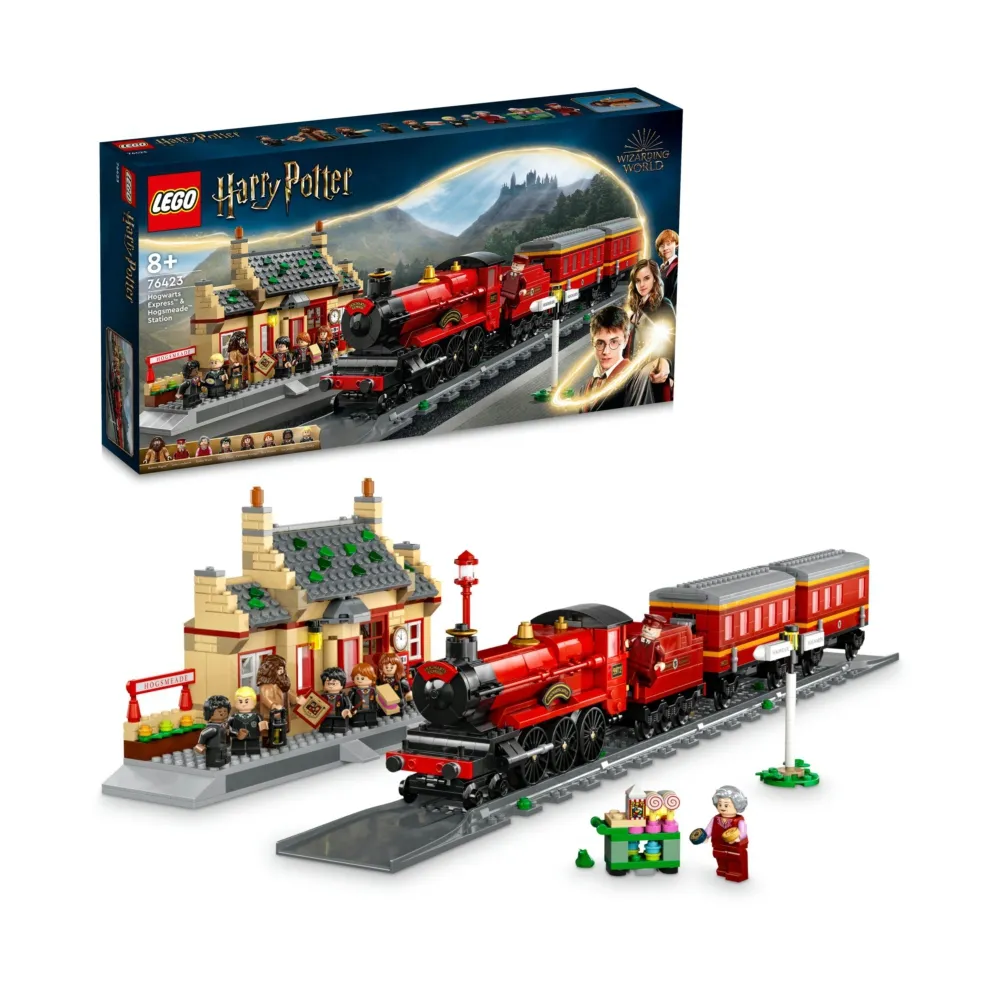 【LEGO 樂高】哈利波特系列 76423 Hogwarts Express & Hogsmeade Station(火車 霍格華茲火車)