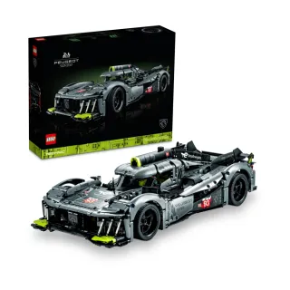 【LEGO 樂高】科技系列 42156 PEUGEOT 9X8 24H Le Mans Hybrid Hypercar(寶獅極速超跑 賽車模型)