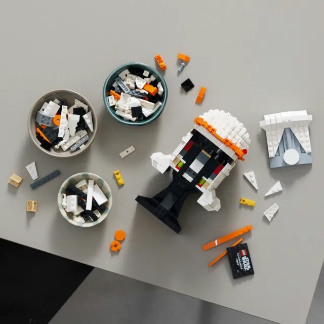 【LEGO 樂高】星際大戰系列 75350 Clone Commander Cody Helmet(星戰柯迪頭盔模型 Star Wars)