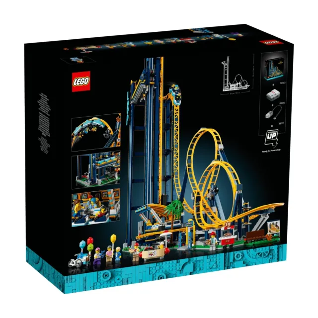 【LEGO 樂高】Icons 10303 環形雲霄飛車(遊樂園 玩具模型 禮物 居家擺設)