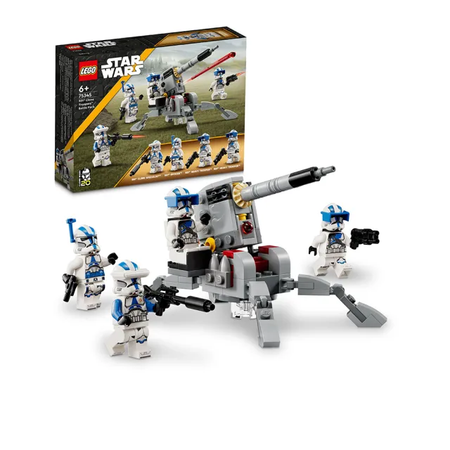 【LEGO 樂高】星際大戰系列 75345 501st Clone Troopers Battle Pack(星戰 Star Wars)