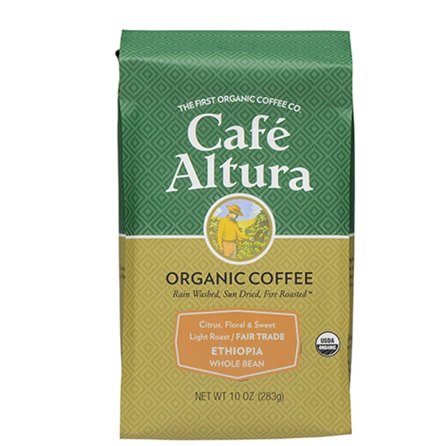 CAFE ALTURA 有機公平交易耶加雪夫咖啡豆(283g/包)