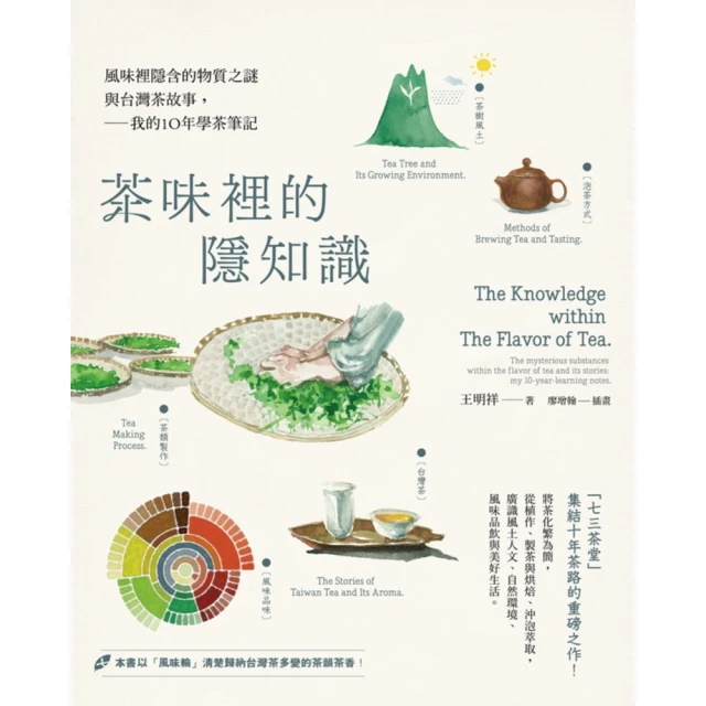 【MyBook】茶味裡的隱知識：風味裡隱含的物質之謎與台灣茶故事，我的10年學茶筆記(電子書)
