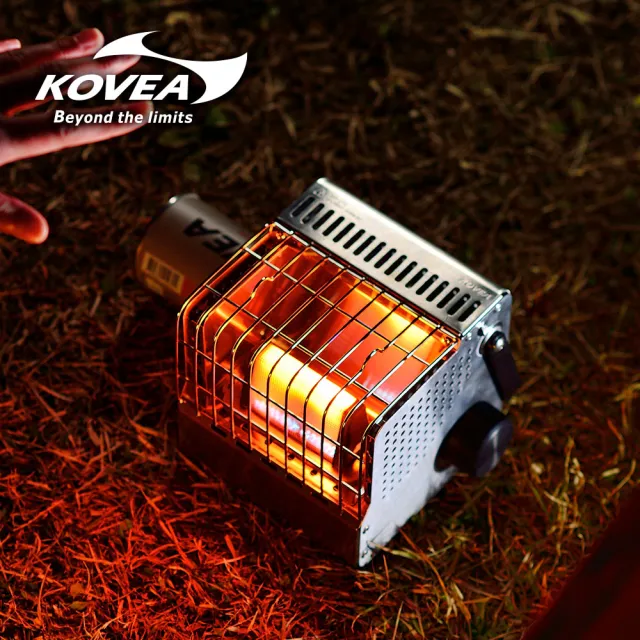 【KOVEA】CUBIC 不鏽鋼復古方形暖爐 KGH-2010(露營暖爐  卡式暖爐 戶外 野營 免插電 取暖神器  暖爐)