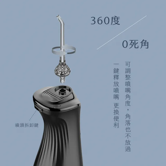 【KINYO】攜帶型健康沖牙機 電動沖牙機  洗牙機 潔牙機 沖齒機 牙套 牙齒清潔(IR-1009)