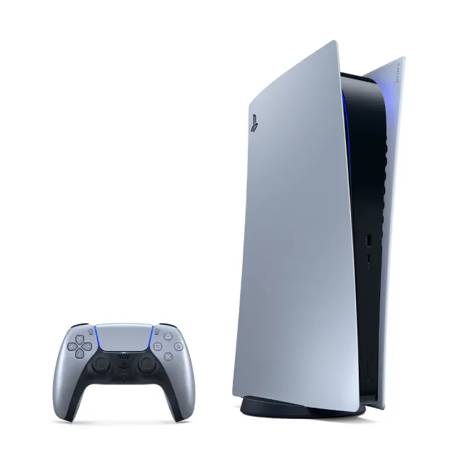 【SONY 索尼】數位版 PlayStation 5 主機護蓋(亮灰銀)