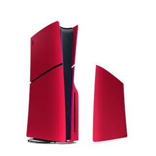 【SONY 索尼】PS5 Slim光碟版 主機護蓋(火山紅)