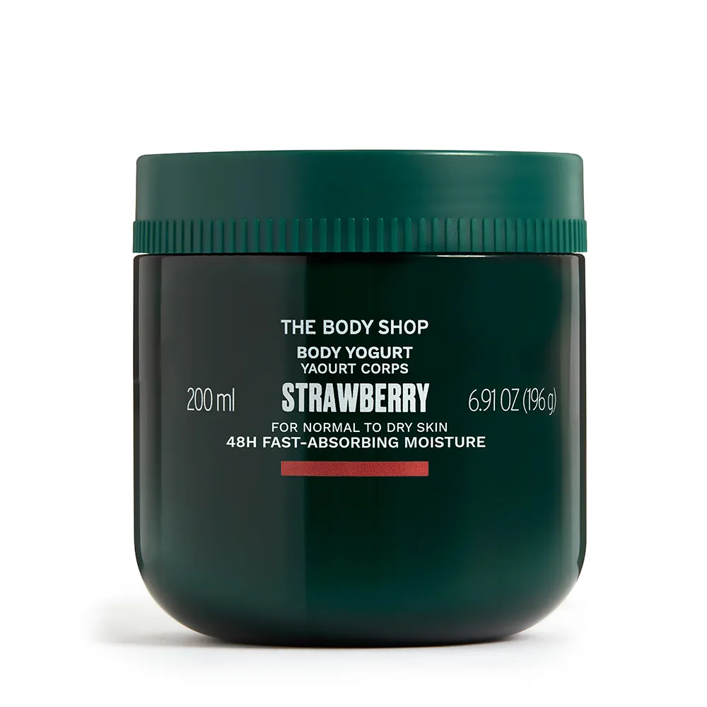 【THE BODY SHOP】草莓嫩白保水美肌優格(200ML)