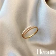 【HERA 赫拉】網紅時尚個性麻花珍珠戒指 H112122605(麻花珍珠戒指)