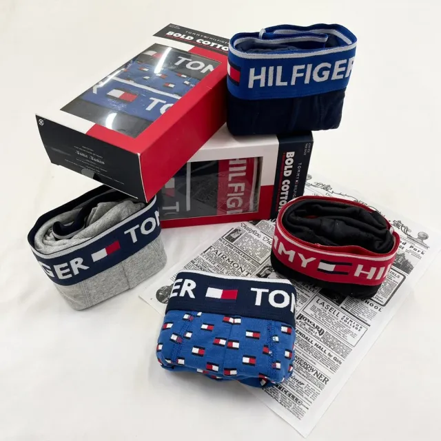 【Tommy Hilfiger】盒裝內褲  多款 男內褲 內著 平輸品(男內褲 盒裝內褲)