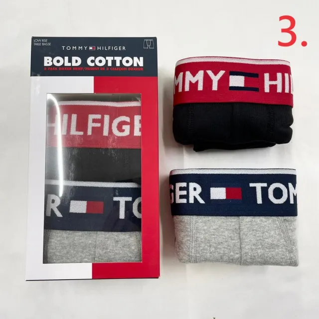 【Tommy Hilfiger】盒裝內褲  多款 男內褲 內著 平輸品(男內褲 盒裝內褲)