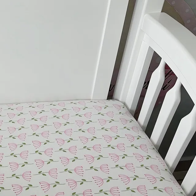 【Hudson Baby】Touched By Nature有機棉嬰兒床床包2件組(嬰兒床單鬆緊床包)