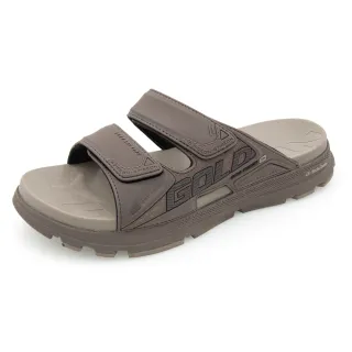 【G.P】G-tech Foam緩震高彈雙帶拖鞋G9388M-灰褐色(SIZE:39-44 共二色)
