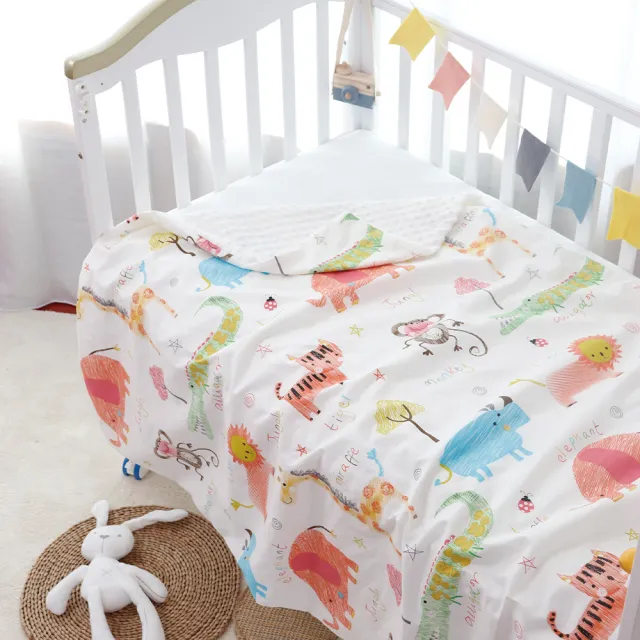 【HABABY】【環安】魔豆毯-尺寸130×100(寶寶毯、幼兒嬰兒毯、安撫毯、新生兒必備、彌月禮、幼兒園午睡毯)