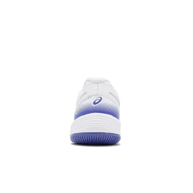 【asics 亞瑟士】羽球鞋 GEL-Court Hunter 3 女鞋 白 藍 抗扭 抓地 室內運動 運動鞋 亞瑟士(1072A090101)