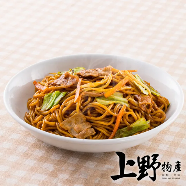 【上野物產批發館】大阪炒麵(325g±10%/麵體+醬料/包 鐵板麵/義大利麵/調理包/料理包)