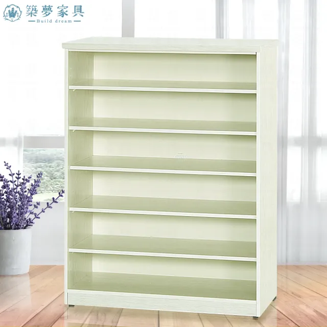 【Build dream 築夢家具】2.7尺 加寬開放式 防水塑鋼鞋櫃 塑鋼家具