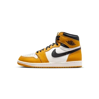 【NIKE 耐吉】Air Jordan 1 OG Yellow Ochre 男鞋 黑黃色 AJ1 喬丹 休閒鞋 DZ5485-701