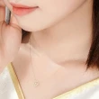 【me.luxe】K10黃K復古窗花鑽石鍊(日本輕珠寶網路銷售NO.1)