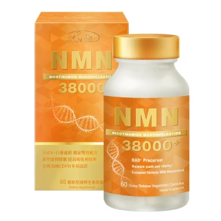 【Lovita 愛維他】酵母NMN38000新型緩釋素食膠囊(60顆/瓶)