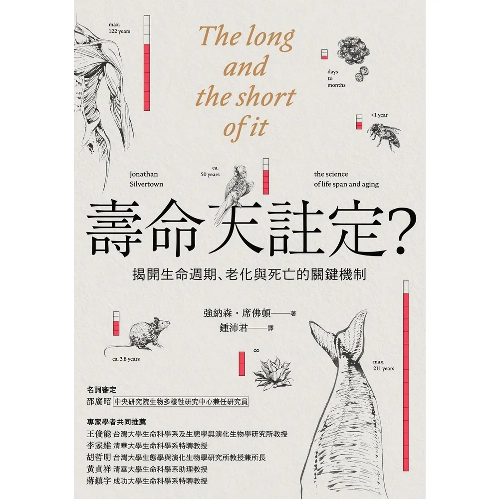 【momoBOOK】壽命天註定？――揭開生命週期、老化與死亡的關鍵機制(電子書)