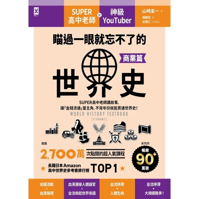 【momoBOOK】瞄過一眼就忘不了的世界史【商業篇】：SUPER高中老師講故事 讓「金錢流通」當(電子書)