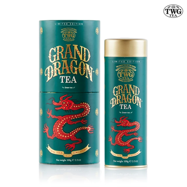 TWG Tea 頂級訂製茗茶 龍躍新春茗茶 100g/罐(Grand Dragon Tea;綠茶)