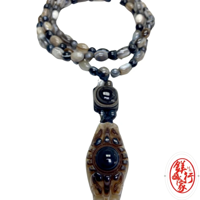 鎂行家珠寶 天然至純瑪瑙天珠項鍊(佛教文物七寶之一) 推薦