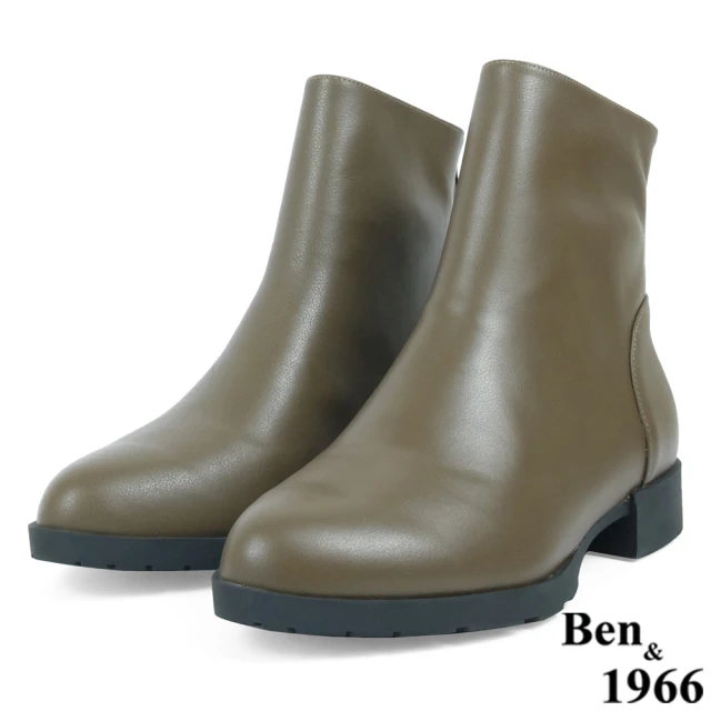Ben&1966 Ben&1966高級頭層牛皮百搭個性長靴-
