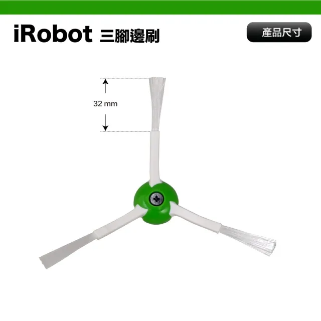 【Janpost】iRobot Roomba i7 i7+ 系列 配件組 主刷+三腳邊刷+濾網(型號:i3/i3+/i4/i7/i7+/E5/E6適用)