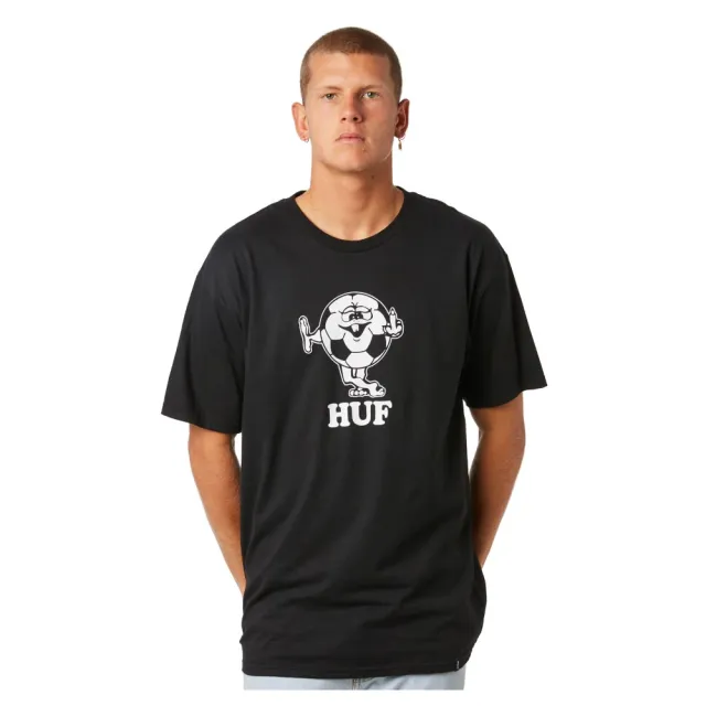 【HUF】休閒棉質 印刷圖T 短袖T恤 上衣(滑板街頭品牌)