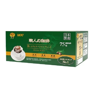 【美式賣場】UCC 日本製職人精選濾掛式咖啡(7公克 X 75入原盒 COSTCO好市多)