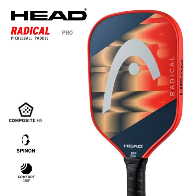 HEAD】匹克球拍RADICAL PRO 匹克拍200024(贈匹克球+提袋) - momo購物網