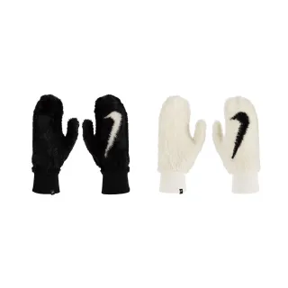 【NIKE 耐吉】手套 PLUSH KNIT 絨毛連指手套 共兩色