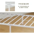 【RICHOME】莉比3.5呎單人床/單人床架/鐵床/鐵管床架(實木+鐵管)
