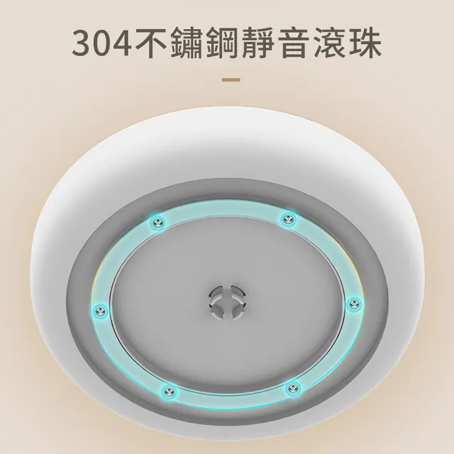 【ecoco】大款360°旋轉置物架 不鏽鋼靜音滾珠 不沾油污(廚房調味料架/冰箱瓶罐架/化妝品收納架/水果托盤)