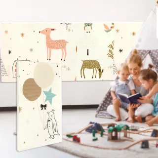 【LOG 樂格】XPE兒童防撞牆貼 超厚款2cm 安全防撞牆貼 防撞墊 寶寶防撞 自黏牆壁貼(4入組)