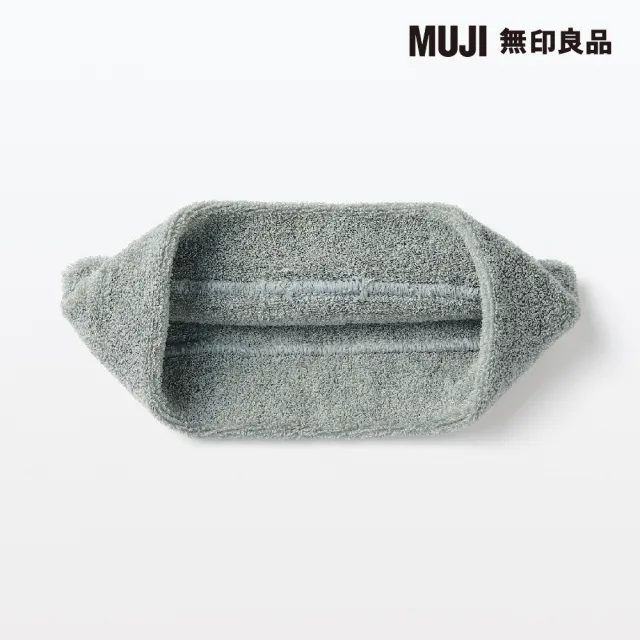 【MUJI 無印良品】圈絨束髮帶/細.灰