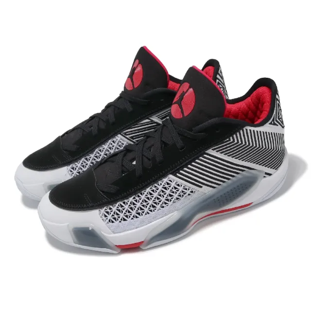 NIKE 耐吉】籃球鞋Air Jordan XXXVIII Low PF 男鞋白紅氣墊AJ38 低筒