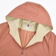【ILEY 伊蕾】俏皮造型撞色車線風衣連帽外套(粉色；M-XL；1223164903)