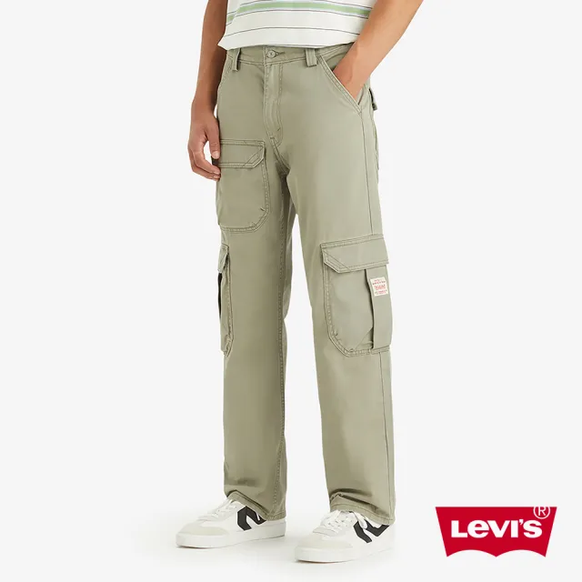 【LEVIS 官方旗艦】LEVIS Workwear工裝系列男款STAYLOOSE多蓋袋設計工裝褲 熱賣單品 A7368-0001